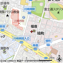 神奈川県川崎市川崎区境町3周辺の地図