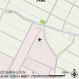千葉県大網白里市富田1291-3周辺の地図