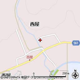京都府舞鶴市西屋547周辺の地図