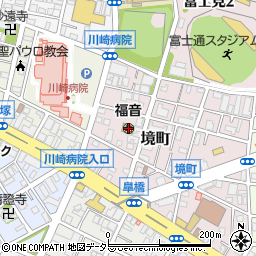 神奈川県川崎市川崎区境町3-12周辺の地図