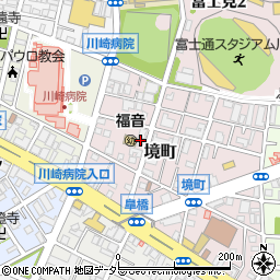 日本キリスト教団川崎境町教会周辺の地図