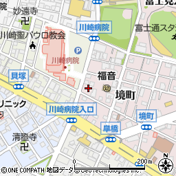 神奈川県川崎市川崎区境町3-20周辺の地図