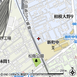 神奈川県相模原市南区相模大野9丁目18-2周辺の地図