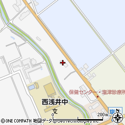 滋賀県長浜市西浅井町塩津中295周辺の地図