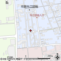 鳥取県境港市外江町3821周辺の地図