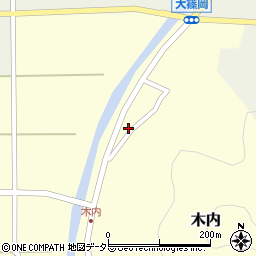 兵庫県豊岡市木内665周辺の地図