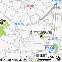 神奈川県横浜市都筑区折本町周辺の地図
