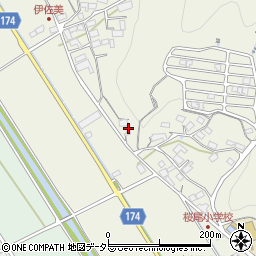 岐阜県山県市伊佐美964周辺の地図