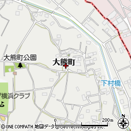 神奈川県横浜市都筑区大熊町周辺の地図