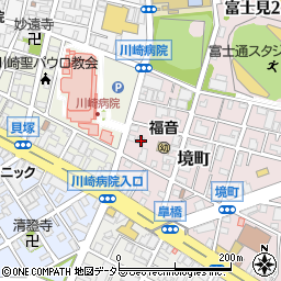 神奈川県川崎市川崎区境町3-3周辺の地図