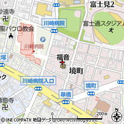 神奈川県川崎市川崎区境町3-8周辺の地図