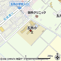 市原市立五所小学校周辺の地図