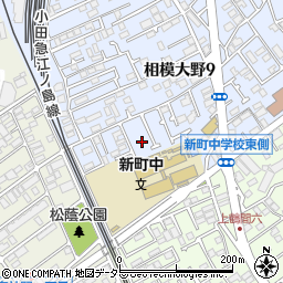 神奈川県相模原市南区相模大野9丁目16-17周辺の地図