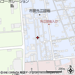 鳥取県境港市外江町3839周辺の地図