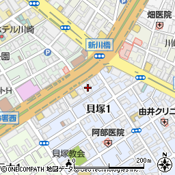 シャンボール第１川崎周辺の地図