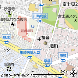 神奈川県川崎市川崎区境町3-6周辺の地図