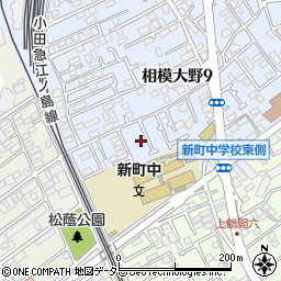 神奈川県相模原市南区相模大野9丁目16周辺の地図