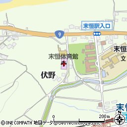 鳥取市末恒体育館周辺の地図