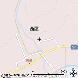 京都府舞鶴市西屋540周辺の地図
