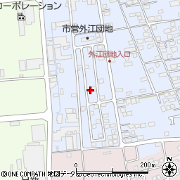 鳥取県境港市外江町3823周辺の地図