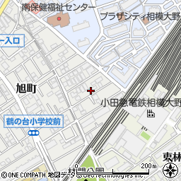 神奈川県相模原市南区旭町22-8周辺の地図