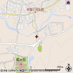 京都府与謝郡与謝野町岩屋584周辺の地図