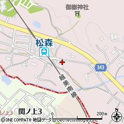 岐阜県美濃市松森1076-14周辺の地図