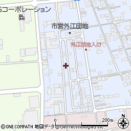鳥取県境港市外江町3837周辺の地図