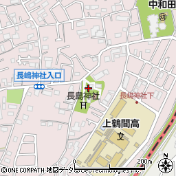中和田自治会館周辺の地図