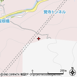 覚寺トンネル周辺の地図