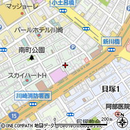 川崎たばこ商業協同組合周辺の地図