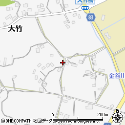 千葉県大網白里市大竹159周辺の地図