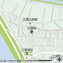 江津寺周辺の地図