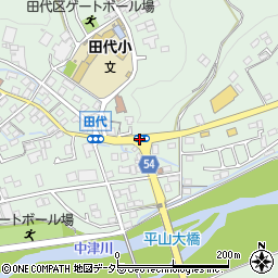 田代周辺の地図