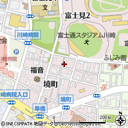 神奈川県川崎市川崎区境町6-13周辺の地図