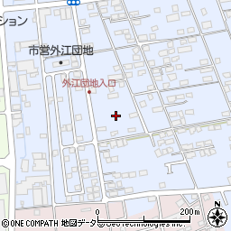 鳥取県境港市外江町3187周辺の地図