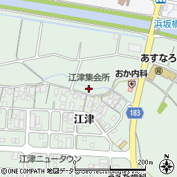 江津集会所周辺の地図