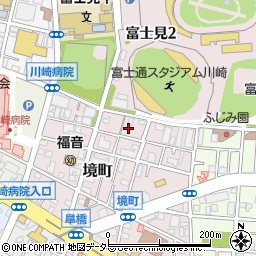 神奈川県川崎市川崎区境町6-12周辺の地図