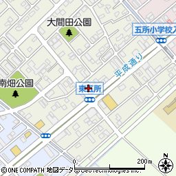 ジュウジュー本店周辺の地図