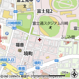 神奈川県川崎市川崎区境町6-7周辺の地図