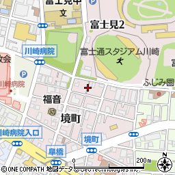 神奈川県川崎市川崎区境町6周辺の地図