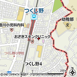 東京都町田市つくし野4丁目16周辺の地図