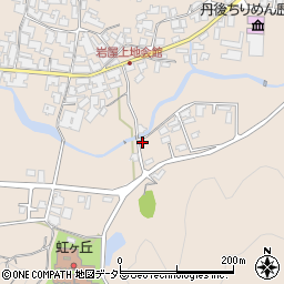 京都府与謝郡与謝野町岩屋580周辺の地図