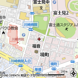 神奈川県川崎市川崎区境町5-14周辺の地図
