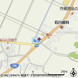 三菱商事エネルギー野田川町石川店周辺の地図