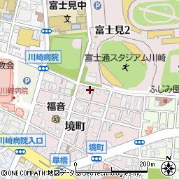 神奈川県川崎市川崎区境町6-4-4周辺の地図