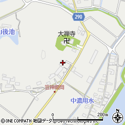 岐阜県美濃市笠神119-6周辺の地図