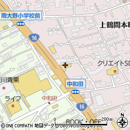 日産サティオ湘南上鶴間店周辺の地図