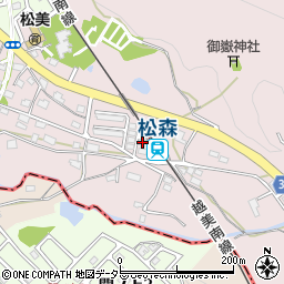 岐阜県美濃市松森2201周辺の地図