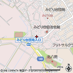 神奈川県横浜市緑区西八朔町16-4周辺の地図